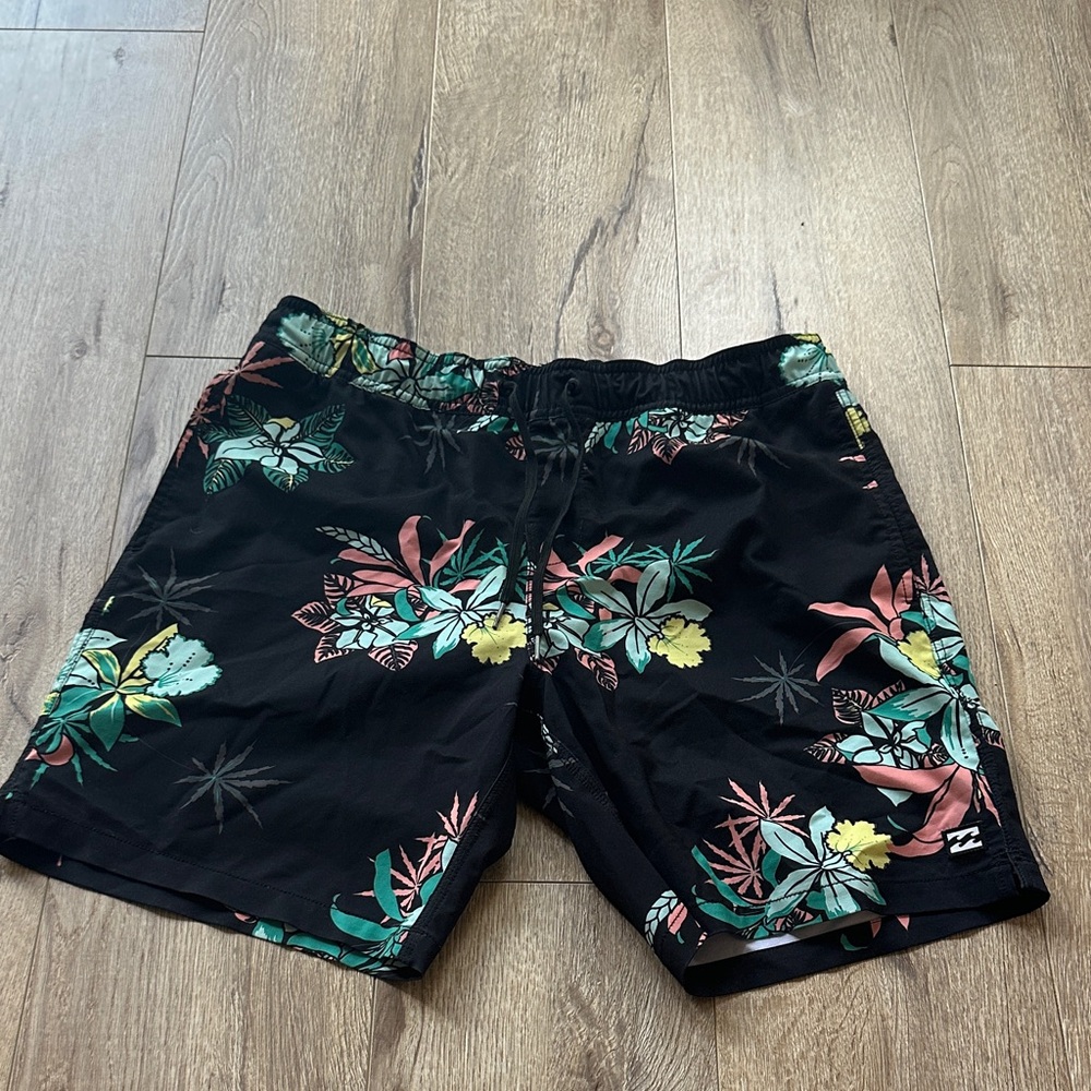 Billabong Floral Black Board Shorts